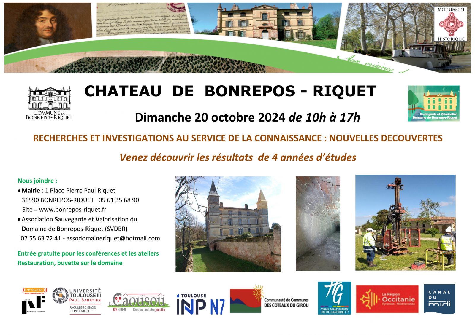 JOURNEE/NOUVELLES DECOUVERTES AU CHÂTEAU DE BO ...