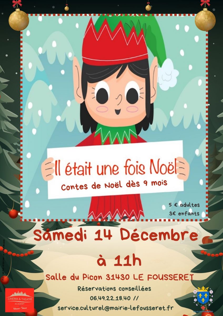 SPECTACLE " IL ÉTAIT UNE FOIS NOËL"