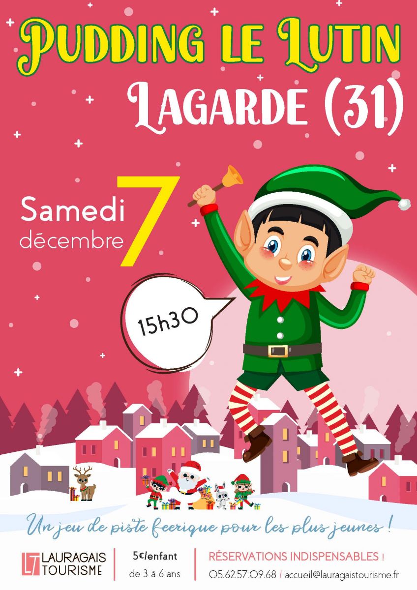 VIENS T'AMUSER AVEC PUDDING, LE LUTIN DU PERE  ...