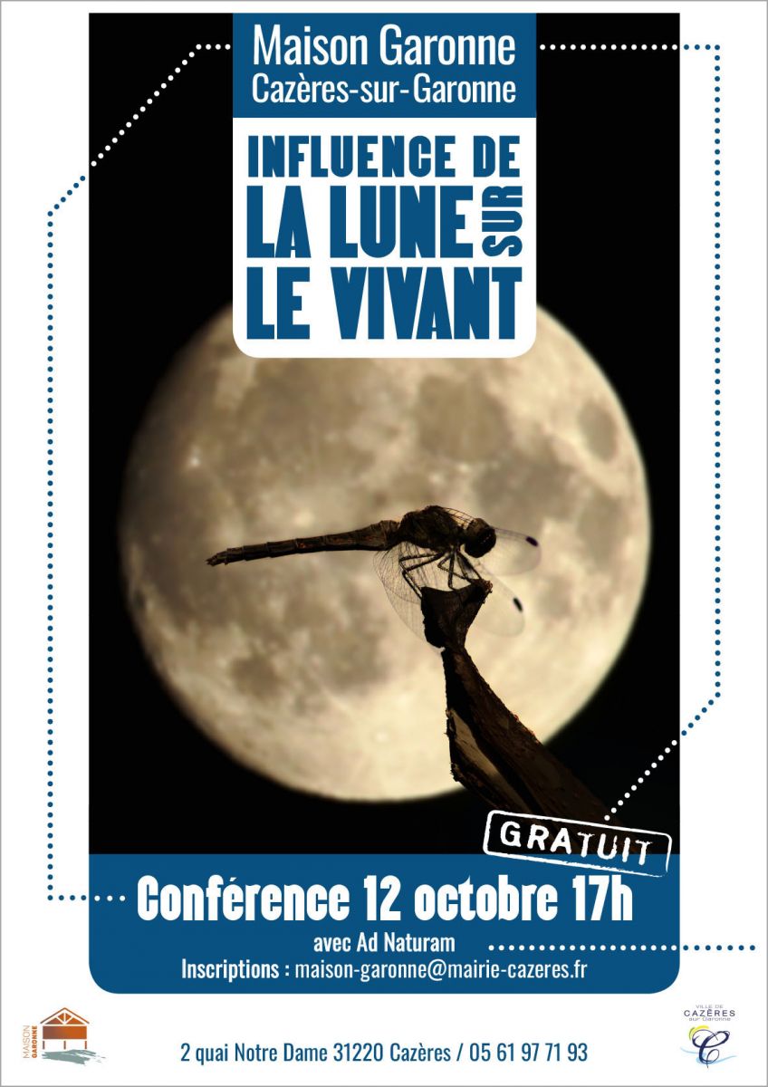 CONFÉRENCE "L’INFLUENCE DE LA LUNE SUR LE VIVANT