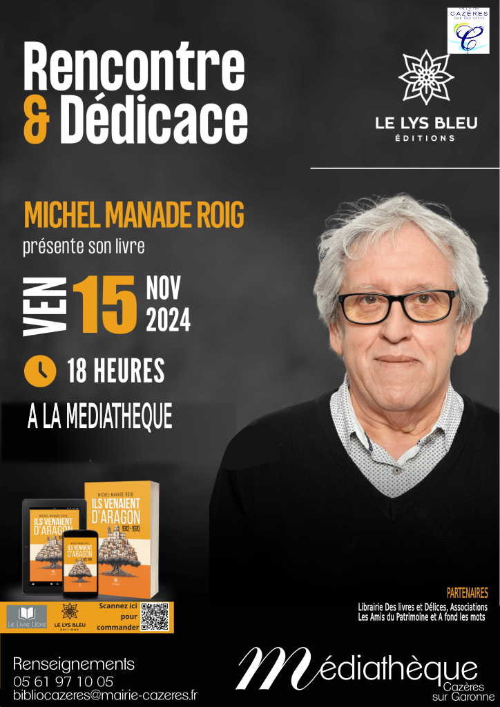 RENCONTRE AUTEUR MICHEL MANADÉ ROIG