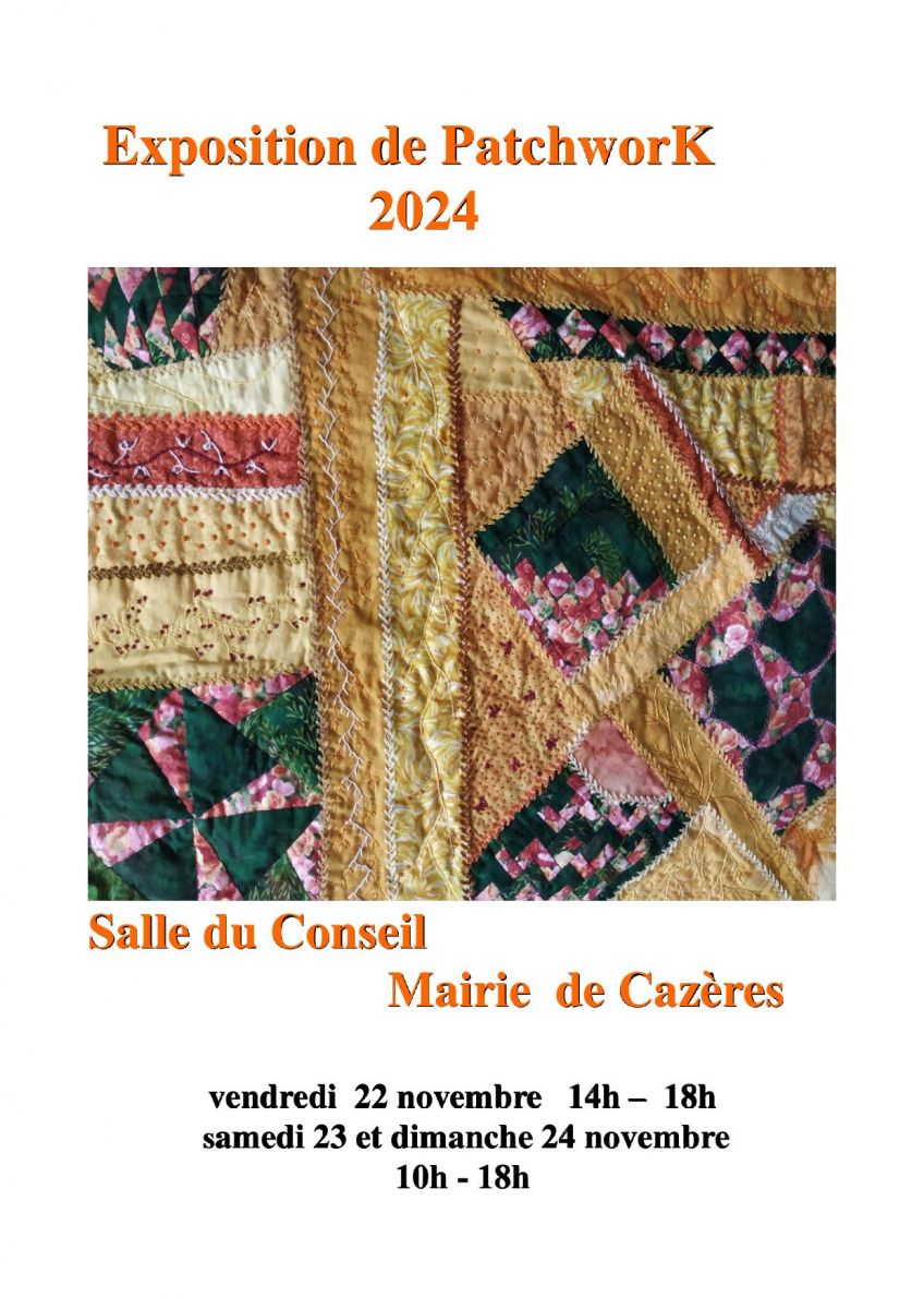 EXPOSITION DE PATCHWORK