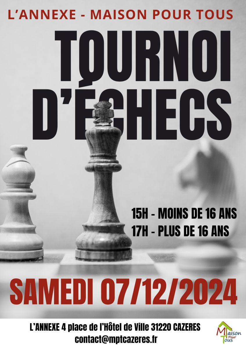 TOURNOI D'ÉCHECS