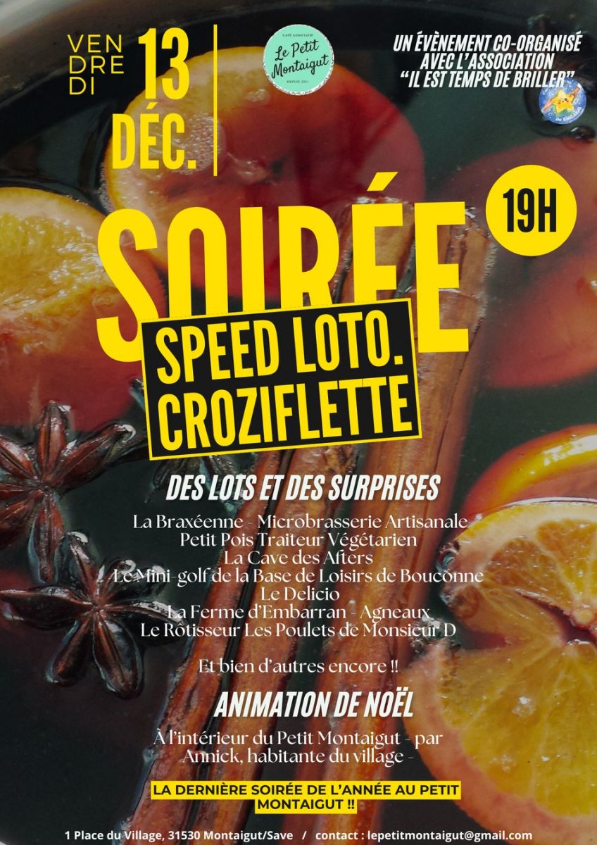 LOTO, CROZIFLETTE & VIN CHAUD