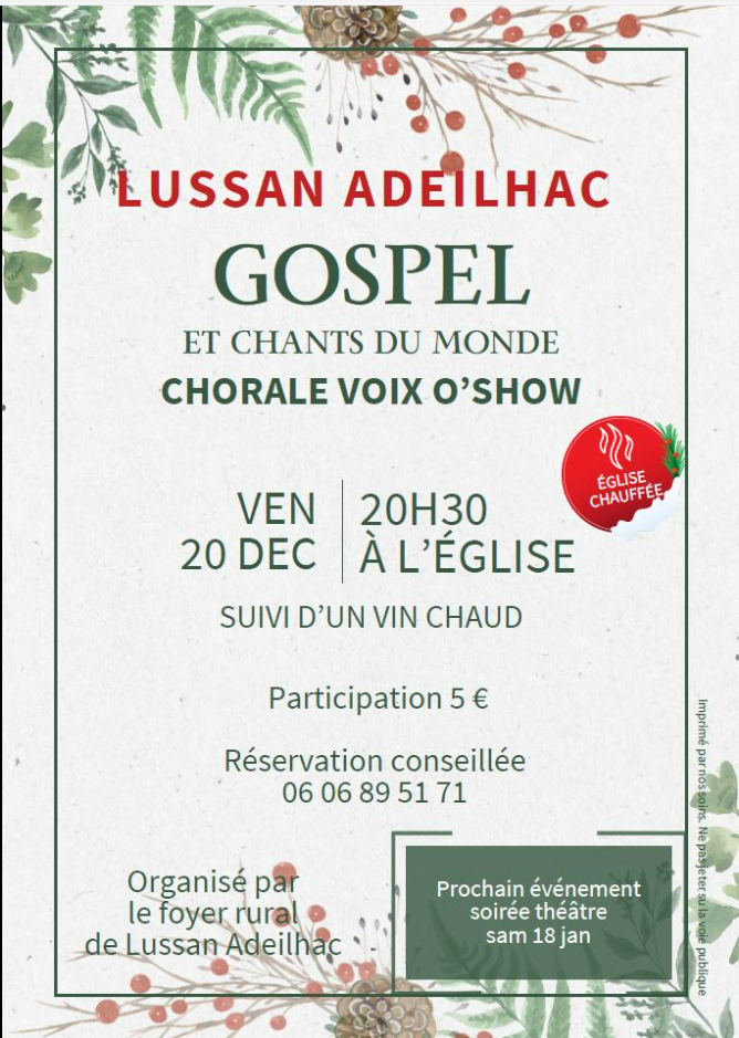 GOSPEL ET CHANTS DU MONDE