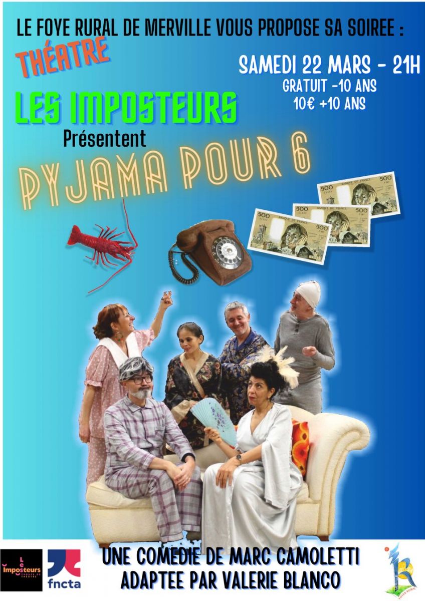 TROUPE DES IMPOSTEURS : UN PYJAMA POUR 6