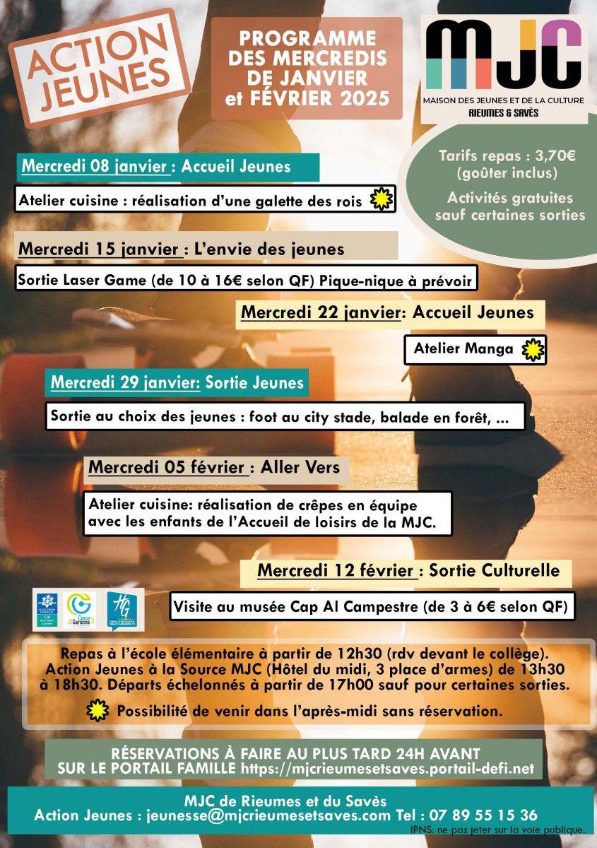 PROGRAMME DES MERCREDIS DE JANVIER À FÉVRIER 2 ...