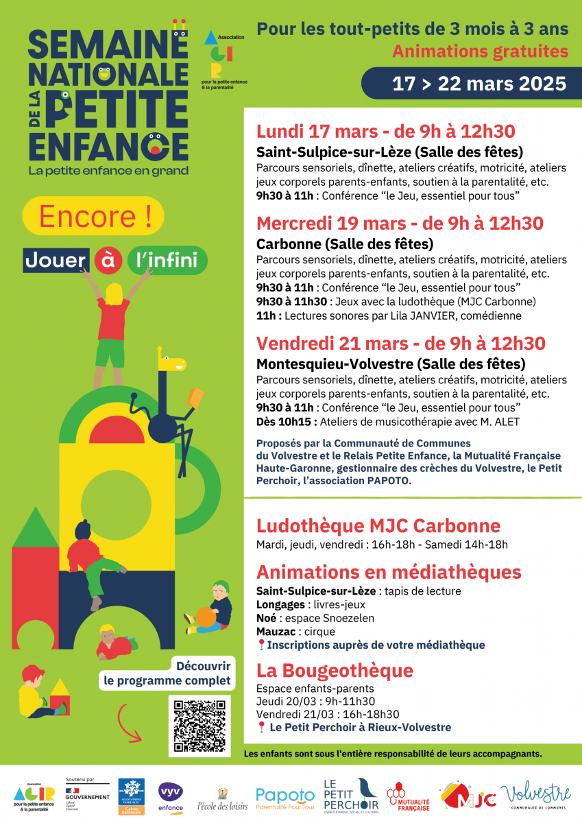 SEMAINE NATIONALE DE LA PETITE ENFANCE - MONTE ...