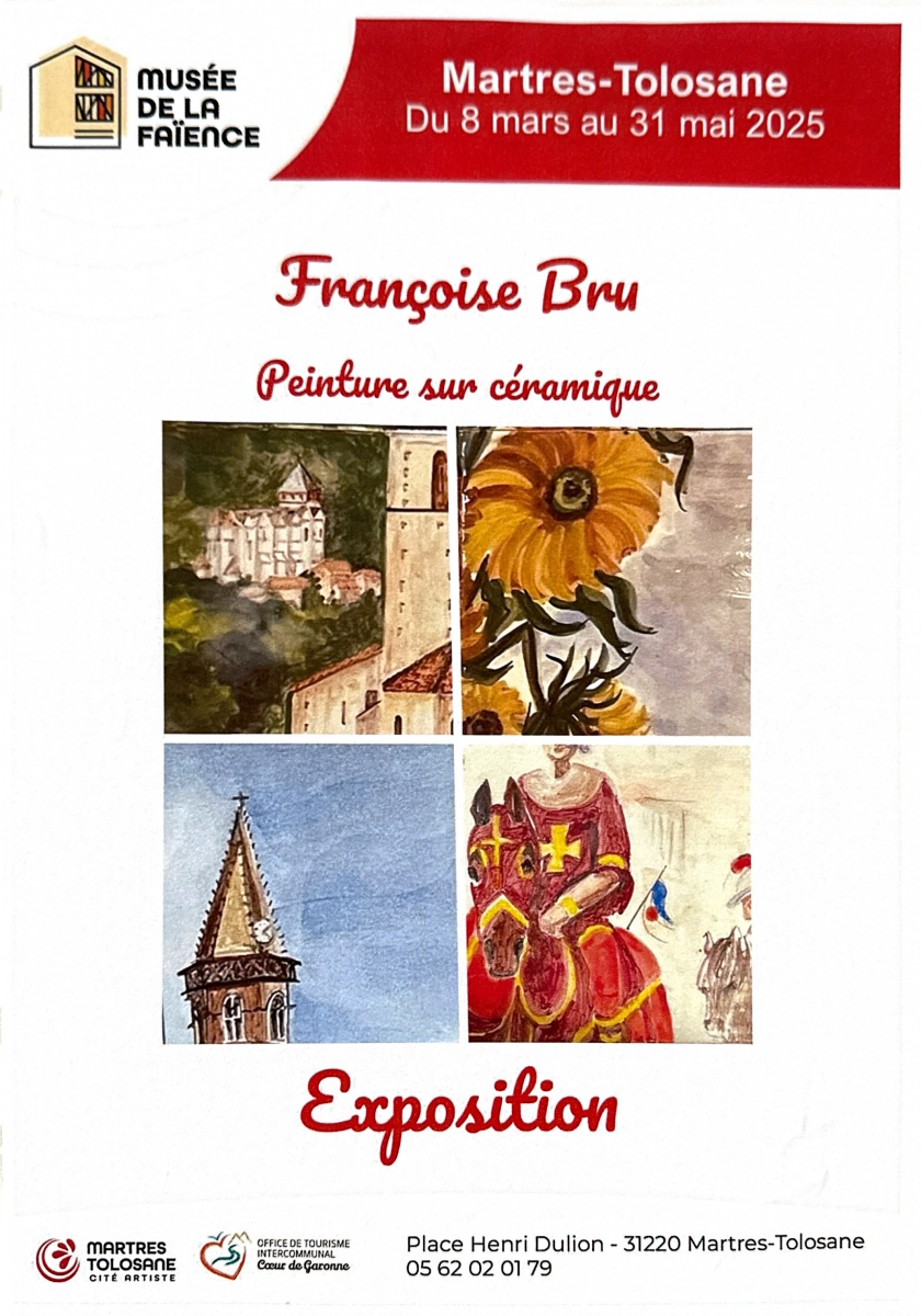 EXPOSITION DE FRANÇOISE BRU