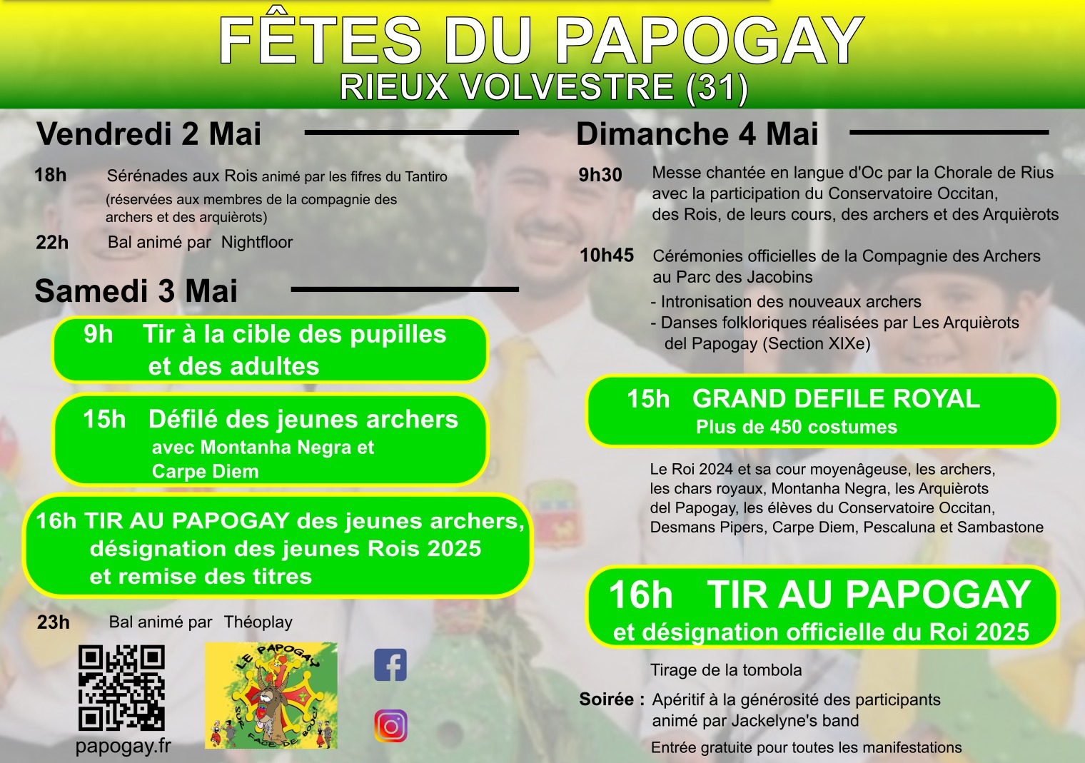 FÊTE DU PAPOGAY