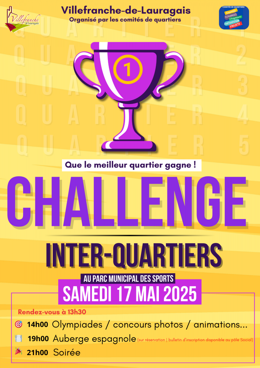 CHALLENGE INTER-QUARTIER