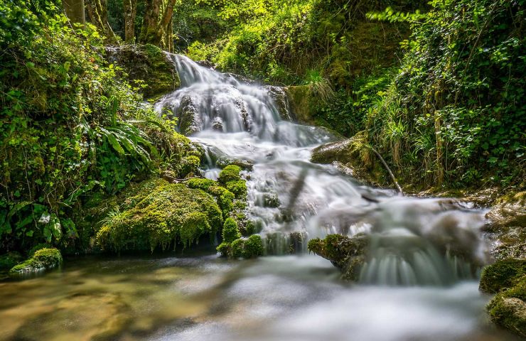The waterfalls of Roquefort-les-Cascades